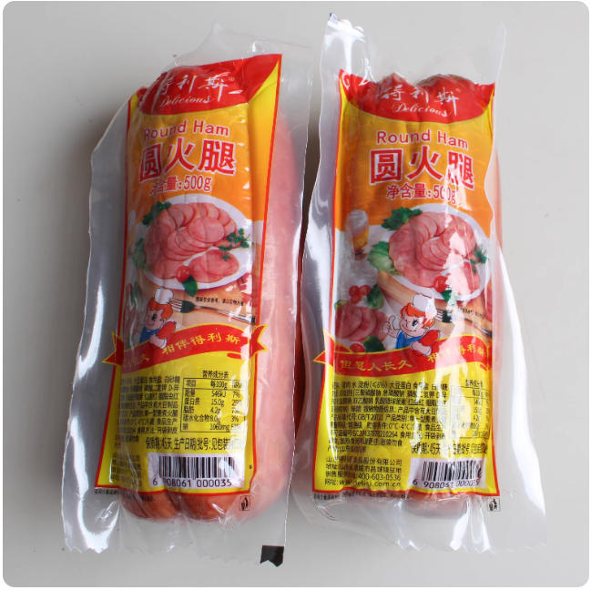 得利斯500g圆火腿纯猪肉肠